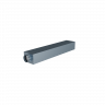 Стальной прямоугольный шумоглушитель Flexag GLMP-125, D125 мм, длина 900 мм  