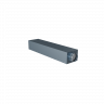 Стальной прямоугольный шумоглушитель Flexag GLMP-160, D160 мм, длина 900 мм   
