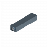 Стальной прямоугольный шумоглушитель Flexag GLMP-160, D160 мм, длина 900 мм   