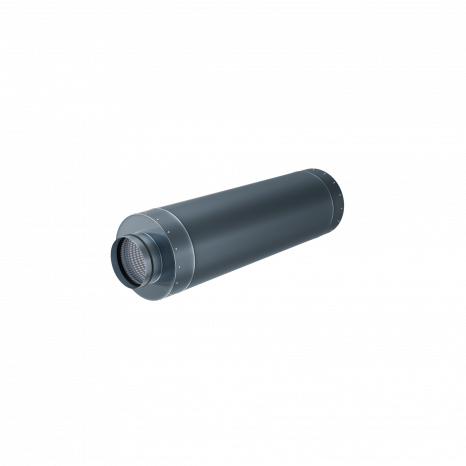 Стальной круглый шумоглушитель Flexag GLMK-160, D160 мм, длина 900 мм  