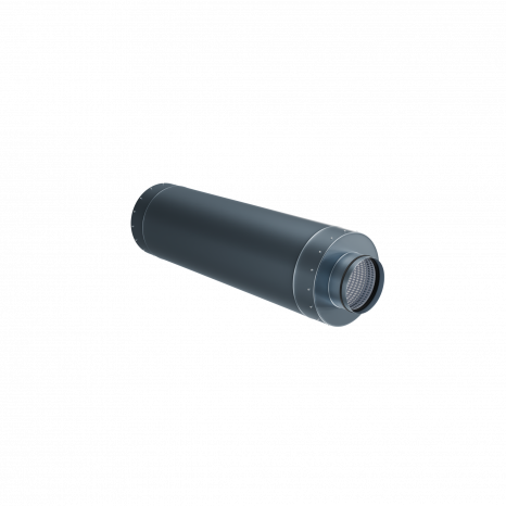 Стальной круглый шумоглушитель Flexag GLMK-160, D160 мм, длина 900 мм  
