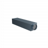 Стальной прямоугольный шумоглушитель Flexag GLMP-200, D200 мм, длина 900 мм