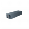Стальной прямоугольный шумоглушитель Flexag GLMP-250, D250 мм, длина 900 мм    