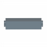 Стальной прямоугольный шумоглушитель Flexag GLMP-250, D250 мм, длина 900 мм    